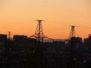 Розовый закатный