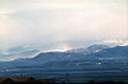 A rainbow in mountains